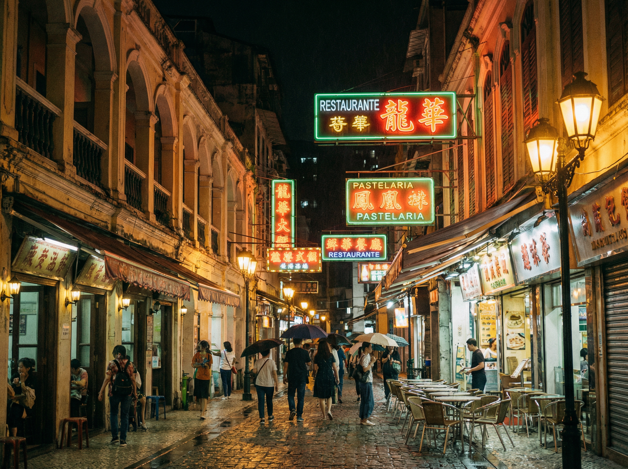 九州娱乐城 - 澳门街头美食夜景